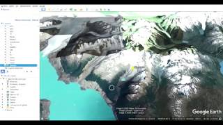 Identificación geomorfología glaciar  Google Earth  P1 [upl. by Alicsirp]