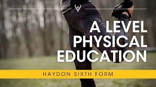 Haydon School  A level PE [upl. by Ahtnammas]