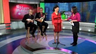 Cristina Fontanelli Interview CBS Weekend NY quotThe Morning Showquot and singing quotO Sole Mioquot [upl. by Rosenwald]