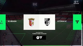 BRAGA VS GUIMARÃES LIGA BETCLIC 2024 2025 [upl. by Gaudette]