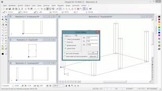 DesignCAD Erstellung eines Carports in 3D [upl. by Palmore]