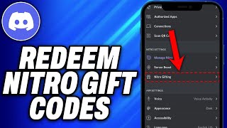 How To Redeem Nitro Gift Codes On Discord 2024  Easy Fix [upl. by Galen336]