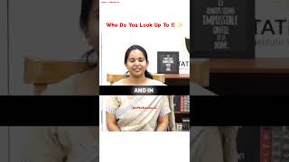 Who Do You Look Up To  🔥  UPSC Backbone  Upsc Interview  Medha Anand  shorts [upl. by Kalle]