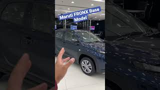 Maruti Suzuki Fronx Sigma Base Model 2023  Features Price Details  Better than Maruti Baleno Base [upl. by Yettie]