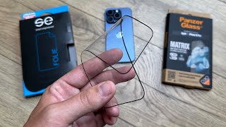 Die Panzerglas Alternative iPhone 15 Pro Schutzfolien im Test [upl. by Eromle]