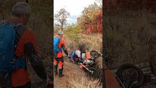 Amateur Enduro  Bad jump [upl. by Mahda]