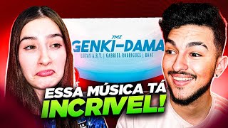 Apenas uma live  GenkiDama  7mz  React 14 [upl. by Jerrilyn943]