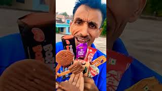 Oreo Dhoni biscuit 🤣aur Kitkat chocolate 🍫parlegtigerglucosemunch5050baroneappyshortsfeed [upl. by Ruford451]