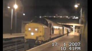 EWS 37406 Caledonian Sleeper at Arbroath [upl. by Ifen]