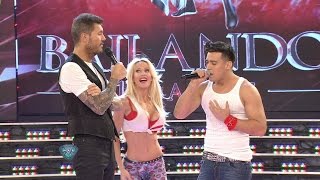 ¿Jorge Martin El bailarín de Luli Salazar cantó un tema de Ricky y Tinelli se animó a hacer coros [upl. by Aetnahc642]