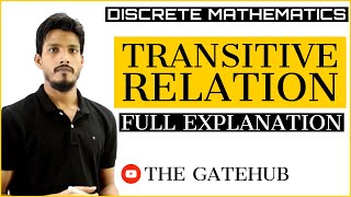 Transitive Relation with Examples  Discrete Mathematics [upl. by Elleinet]