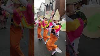 HigashiRinkan ren😊in Kibogaokas Awa Odori festival  short version 20240922 【東林間連】希望が丘商店街で秋祭り2024 [upl. by Ettelliw460]