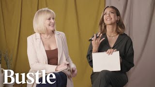 Jessica Alba amp Her Mom Take the MotherDaughter Beauty Quiz  Bustle [upl. by Damalis352]