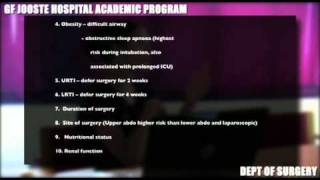 20110201 Preoperative Assessment Part 5mov [upl. by Robina]