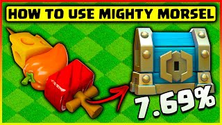 How to Get and Use Mighty Morsel in Clash of Clans [upl. by Ardekahs]