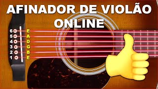 🟢AFINADOR DE VIOLÃO ONLINE AFINAÇÃO PADRÃO DAS CORDAS DE UM GUITARRA PARA AFINAR A VIOLÃO ACÚSTICA [upl. by Razid]