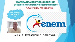 ENEM POR ASSUNTOSREVISÃO DE MATEMÁTICAAULA 12 [upl. by Niran]