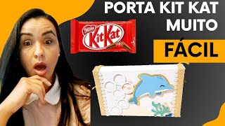 Porta kit kat Fundo do mar com molde grátis [upl. by Wojcik]