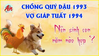 Chồng Quý Dậu 1993 Vợ Giáp Tuất 1994 Sinh Con Năm Nào Hợp Hóa Giải Xung Khắc Vợ Chồng [upl. by Ron969]