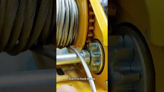 HandCrank Lift Winch with Bidirectional SelfLocking Mechanism [upl. by Annavaig418]