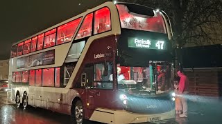 High revs Lothian 1104 Enviro400XLB Volvo B8L SJ19 OXU [upl. by Adnuhsed]