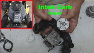 Briggs amp Stratton Intek Engine Carburetor Cleaning  Rebuild  How to [upl. by Adnawat]