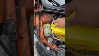 Nissan Sentra 2023  Coolant Refilling [upl. by Alec812]