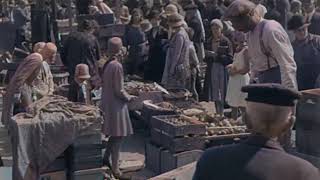 Stadsgezichten Deventer 1930 ingekleurde film met geluid Colorized footage sound added [upl. by Pablo]