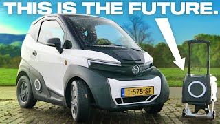 This Tiny Car Solves The BIGGEST Problem With Electric Vehicles [upl. by Aerdnaz]