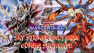 Subscriber Replay Sky Striker Endymion Combo Showcase  YuGiOh Master Duel [upl. by Joselyn]