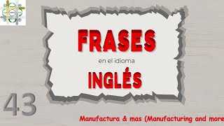 43 FRASES CORTAS EN INGLES [upl. by Nodyarb]