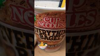 Everything Bagel Cup Noodles instantnoodles instantramen cupnoodles [upl. by Naj9]