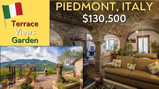 Piedmont Italy Gorgeous Home for Sale Views and Terrace  Italian House for Sale [upl. by Schulein]