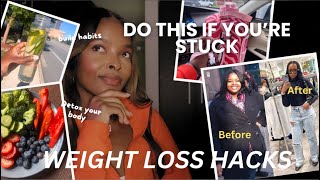 Weight Loss Hacks 5 TIPS THAT HELPED ME LOSE OVER 100 Pounds [upl. by Shani]