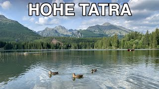 🇸🇰 Radreise Slowakei  Hohe Tatra  Von Spišské Podhradie nach Štrbské Pleso Tschirmer See [upl. by Eluj537]