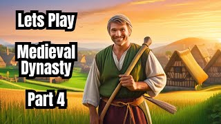 Lets Play Medieval Dynasty Part 4  first Autumn [upl. by Jeane]