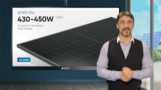 SunEvo Solar  EVO5N SE554H 430W450W Solar Module Series [upl. by Haikan10]