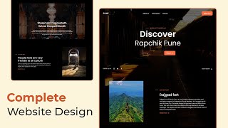 Create a Responsive Tourism amp Travel Website Design Using HTML CSS amp JavaScript [upl. by Ijneb143]