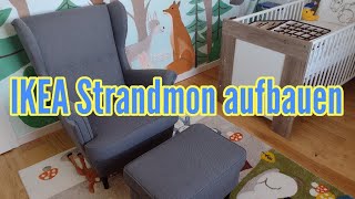 Ikea Strandmon zusammenbauen Ohrensessel Video Anleitung Aufbau [upl. by Dygall]