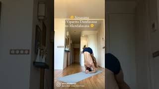 Sirsasana to Viparita Dandasana to Mandalasana Iyengar Yoga Paris [upl. by Ahsemed53]