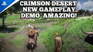 Crimson Desert New Gameplay Demo [upl. by Aehtla]