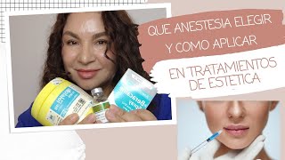 QUE ANESTESIA USAR EN TRATAMIENTOS DE ESTETICA Y COMO APLICAR titaeve mesoterapia anestesia [upl. by Notnad561]