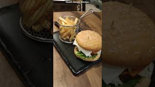 Burger With French Fries  How To Make Burger At Home  Burger  Evening Snacks [upl. by Sibilla]