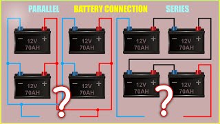 Series and Parallel Batteries 12V70AH [upl. by Assillim]