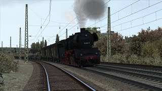 Anfahren mit Dampfmangel am Berg Br 5035 [upl. by Agnew]