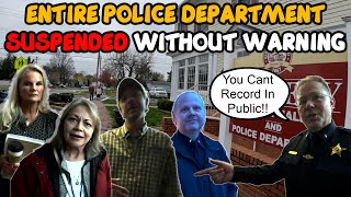 ENTIRE POLICE DEPARTMENT SUSPENDED And Of Course Its WITH PAY First Audit Since Being Released [upl. by Careaga641]