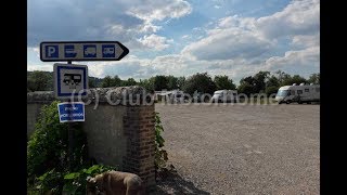 Club Motorhome Aire Videos  Jumieges Upper Normandy France [upl. by Gnat925]