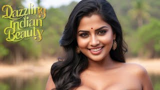 4K Indian AI Lookbook Model Aneeta  AI Art  Photoshoot of Fishing Trip [upl. by Cassil]