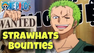 Strawhats Bounties After Egghead Will be UNBELIEVABLE🤯🔥 [upl. by Filmore381]