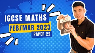 1 058022FM23  FEBMAR 2023 VARIANT 22  IGCSE MATHS Extended  A STAR MARKING SCHEME ⭐️ [upl. by Marden]